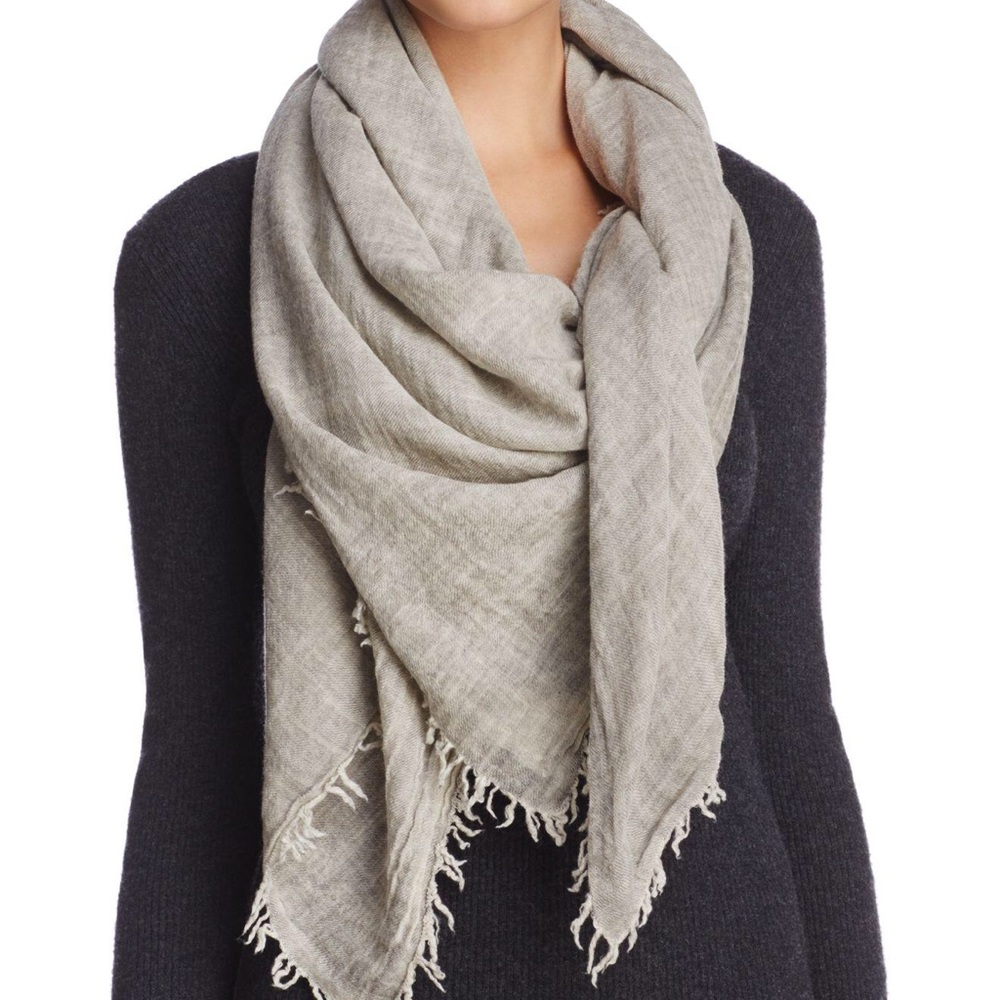 Oversized Unisex Zadig&Voltaire Wool/Silk Scarf